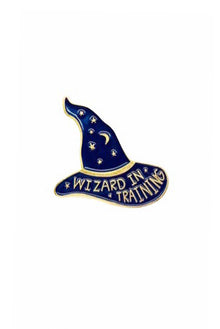  Wizard In Training Gold Enamel Pin