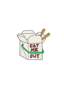  Eat Me Out Enamel Pin