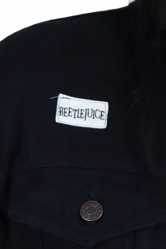 Beetlejuice Black Denim Jacket