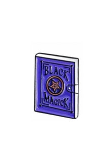  Black Magick Spell Book Enamel Pin