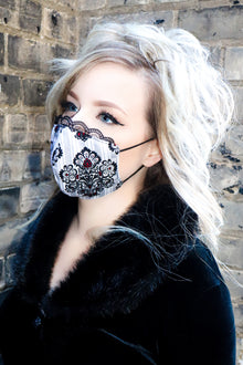  Damask Victorian Wallpaper Mask