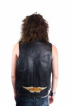 Harley Davidson Vintage Leather Biker Vest