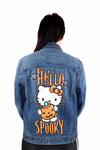 Hello Spooky Hello Kitty Denim Jacket