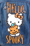 Hello Spooky Hello Kitty Denim Jacket