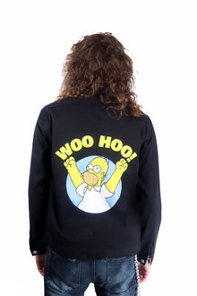  Homer Simpson Simpsons Black Jacket