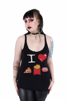  I Love Junk Food Oversized Tank