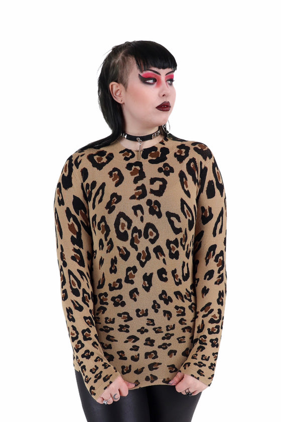 Leopard Print Sweater