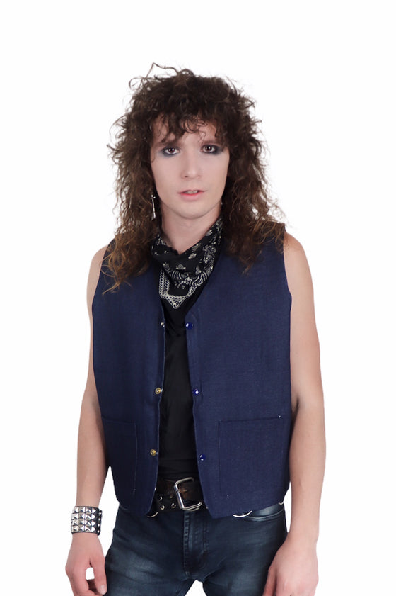 Motley Crue Vintage Denim Vest