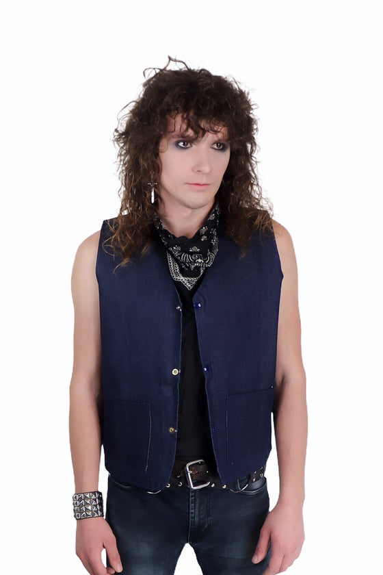 Motley Crue Vintage Denim Vest