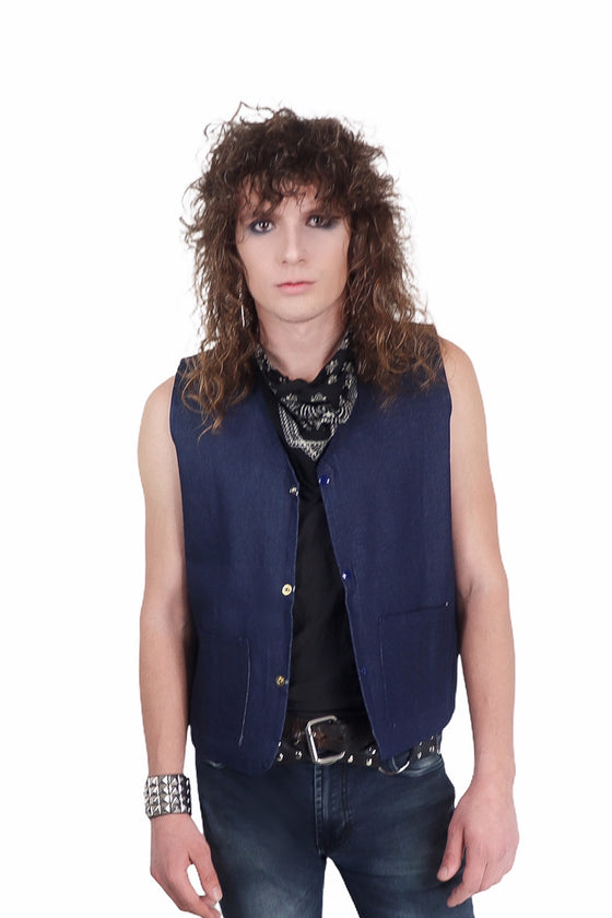 Motley Crue Vintage Denim Vest