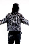Nothing Painted Chain & Stud Vintage Leather Jacket