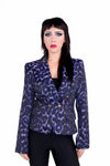 Purple Leopard Jacket