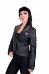 Studded Leather Not Your Boo Jacket