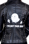 Studded Leather Not Your Boo Jacket