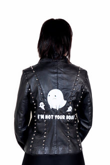  Studded Leather Not Your Boo Jacket
