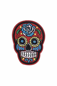  Sugar Skull Red Patch