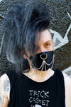 Vegan Leather Chain Mask