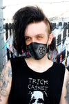 Vegan Leather Pentagram Mask
