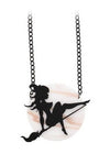 Witch Full Moon Acrylic Necklace